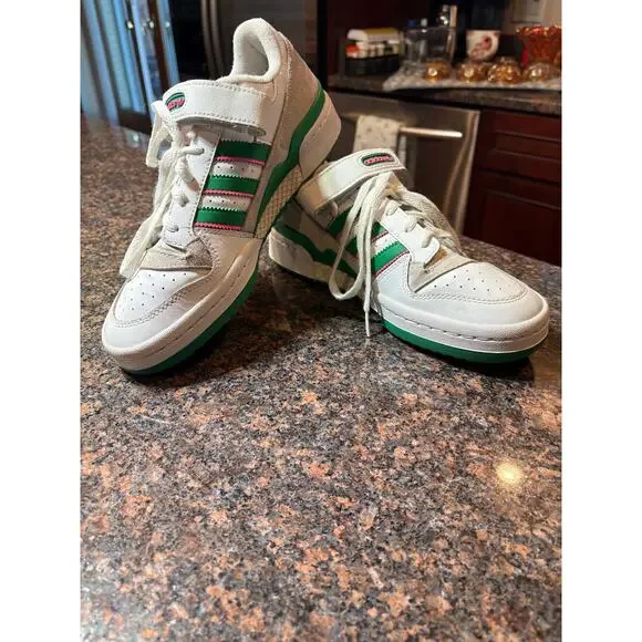 adidas Women's Forum Low Basketball "Watermelon" Green/Pink Size 8.5 - Picture 1 of 16